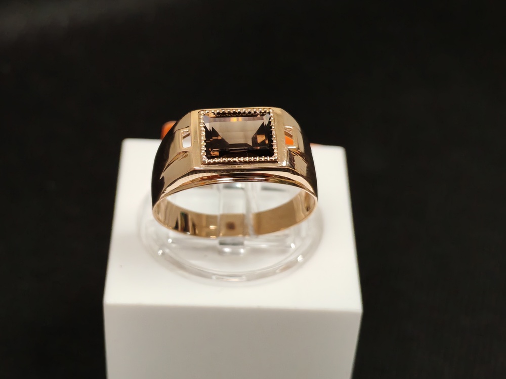 ПЕЧАТКА С КАМНЕМ (Au 585)