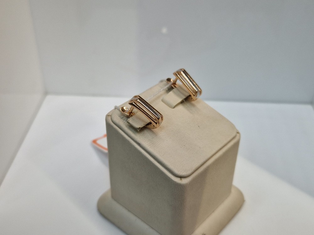 СЕРЬГИ БЕЗ КАМНЯ (Au 585)