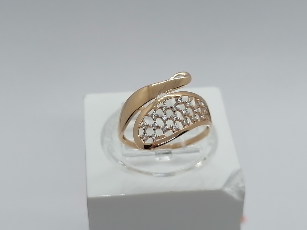 КОЛКМИ585 КОЛЬЦО С КАМНЯМИ (Au 585)