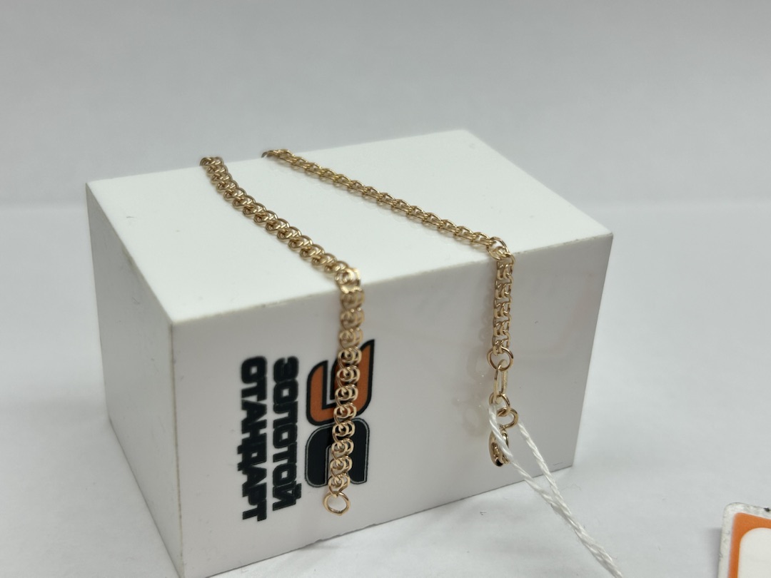 БРАСЛЕТ ПОЛНОВЕСНЫЙ Лав Au 585