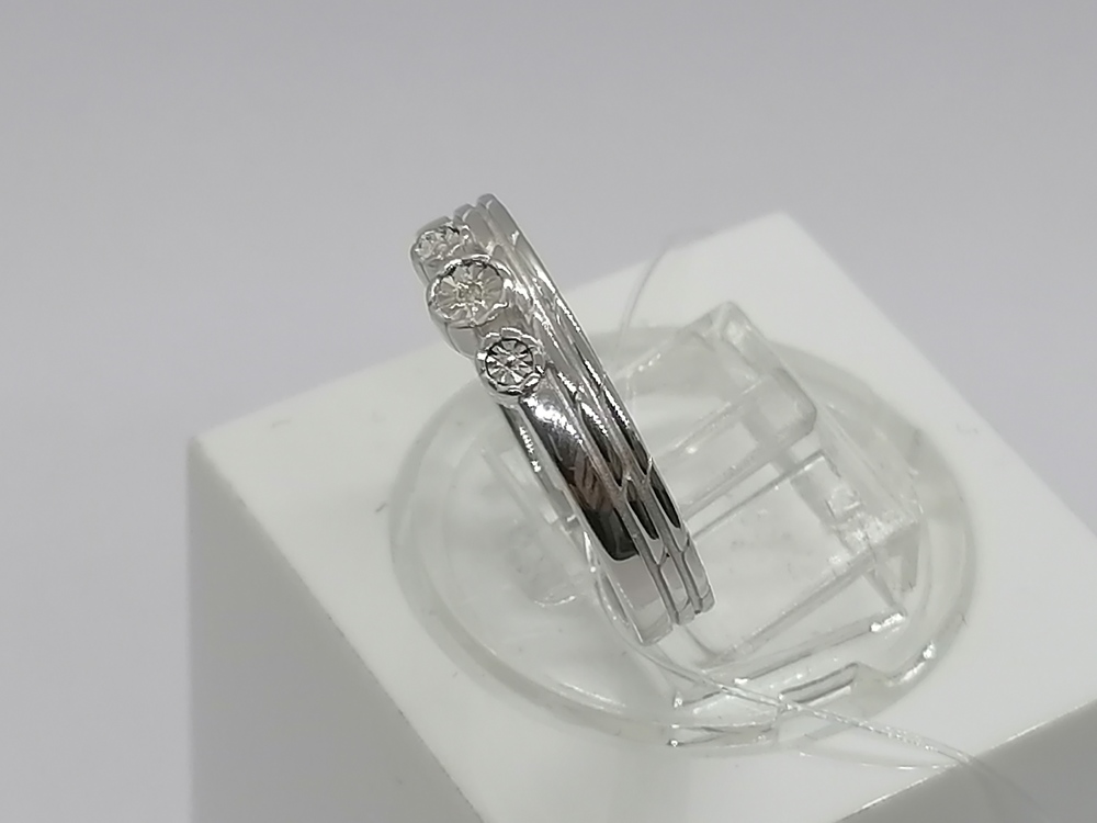 КОЛЬЦО БРИЛЛИАНТ (Ag 925)