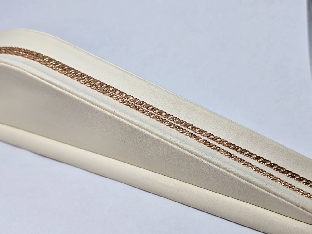 ЦЛР2585 ЦЕПЬ ПОЛНОВЕСНАЯ Ромб двойной (Au 585)