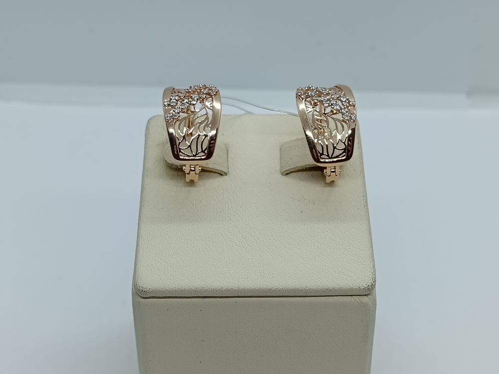 СЕРЬГИ С КАМНЯМИ (Au 585)