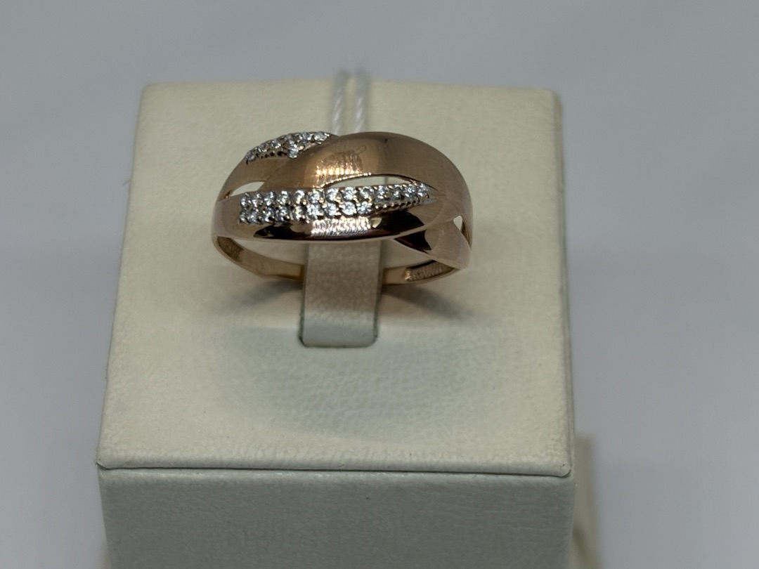 КОЛКМИ585 КОЛЬЦО С КАМНЯМИ (Au 585)