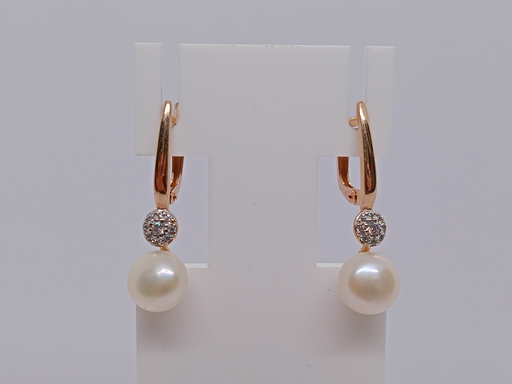 СЕРЬГИ С КАМНЯМИ (Au 585)