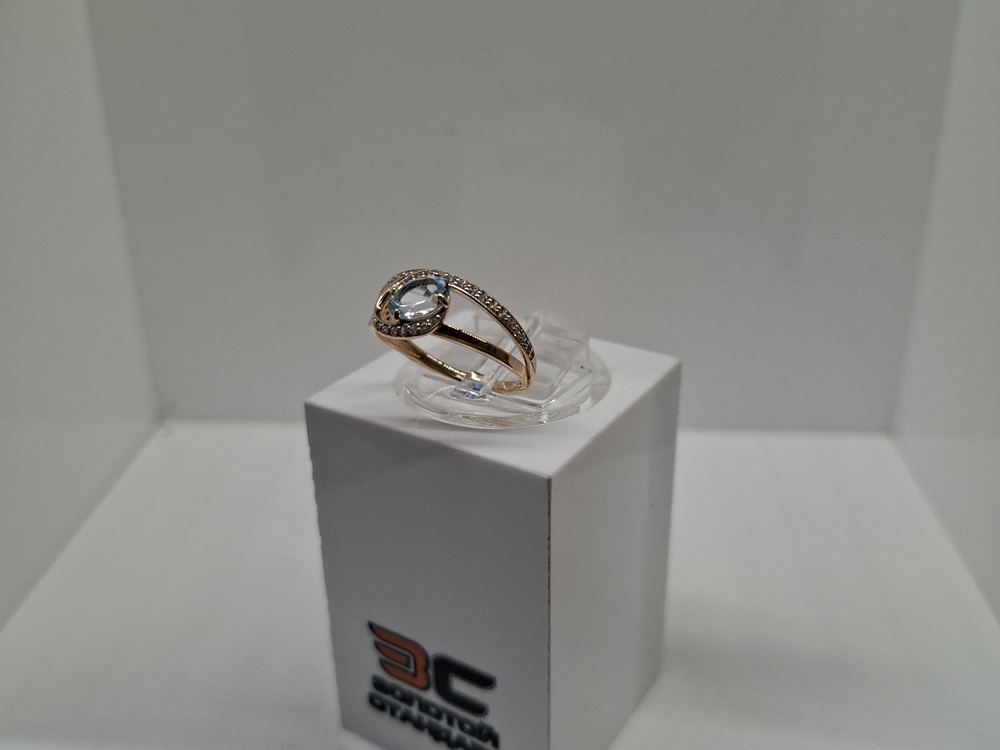 КОЛКМИ585 КОЛЬЦО С КАМНЯМИ (Au 585)