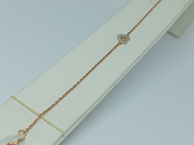 Б585 БРАСЛЕТ С КАМНЯМИ (Au 585)