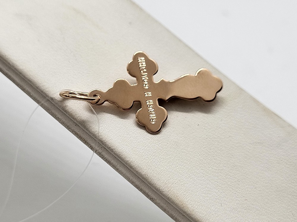 ПОДВЕСКА КРЕСТ без камня (Au 585)