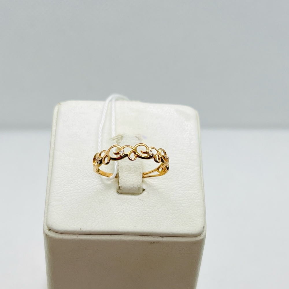 КОЛКМИ585 КОЛЬЦО С КАМНЯМИ (Au 585)