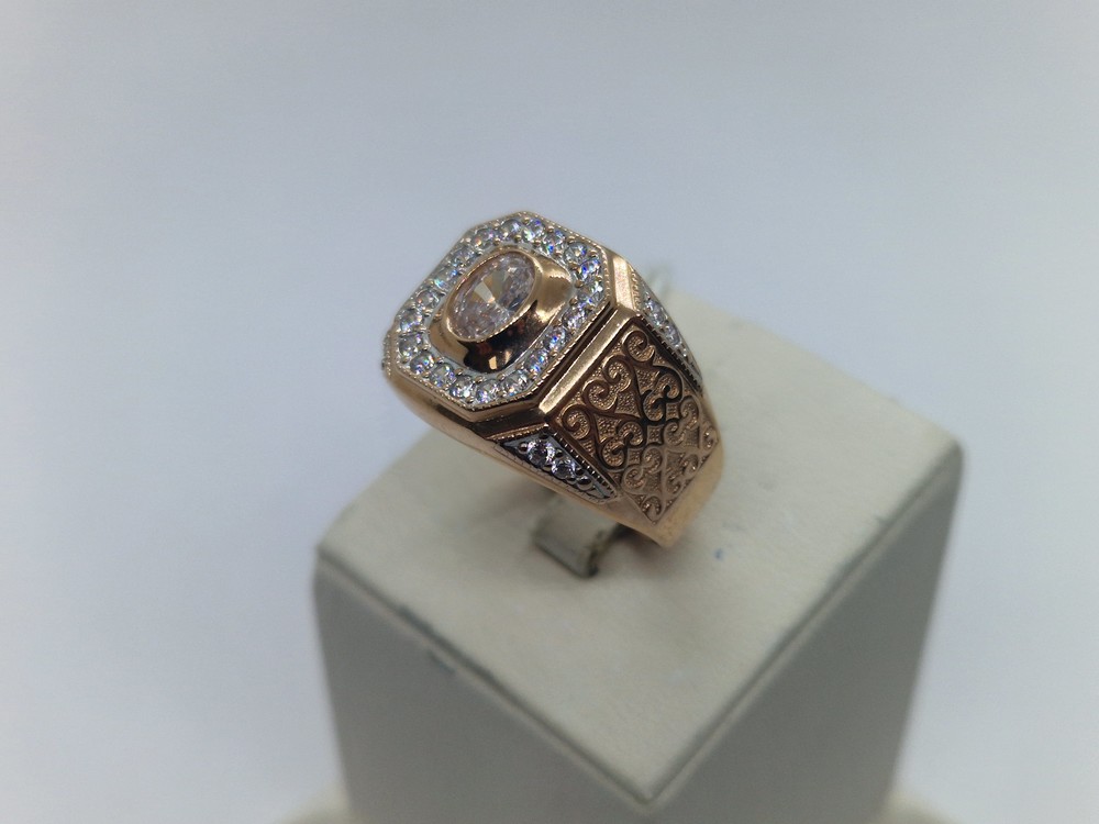 ПЕЧКМИ585 ПЕЧАТКА С КАМНЯМИ (Au 585)