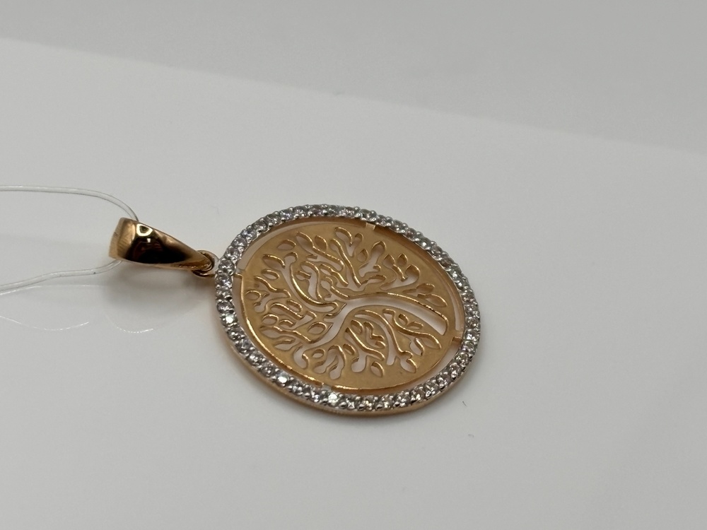 ПОДВЕСКА С КАМНЯМИ (Au 585)