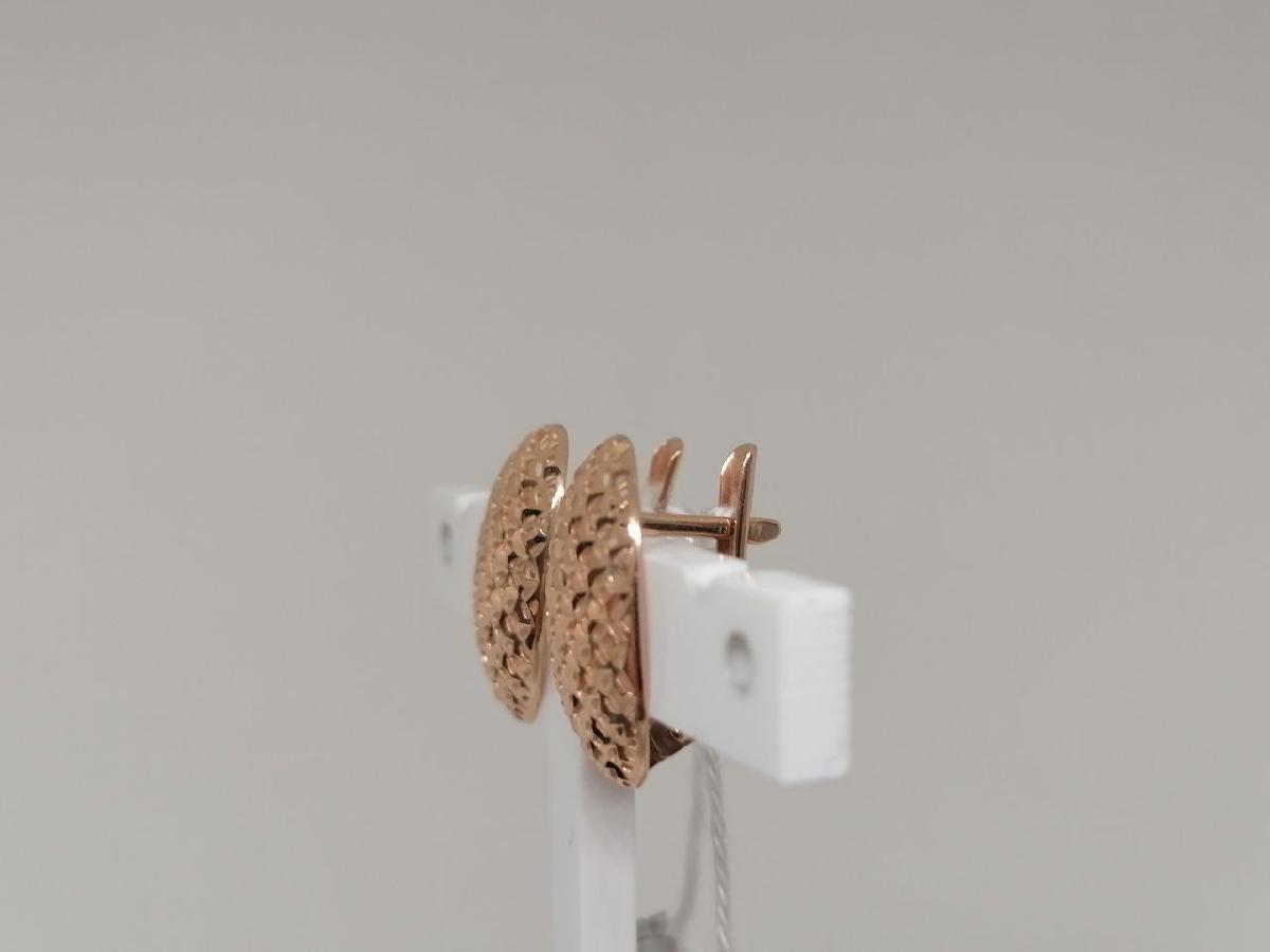 СБКМ585 СЕРЬГИ БЕЗ КАМНЯ (Au 585)