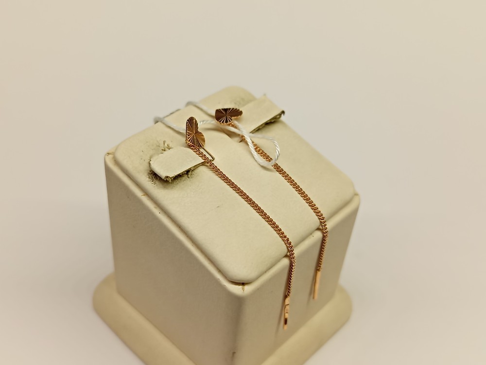 СПРО585 СЕРЬГИ ПРОДЕВКИ (Au 585)