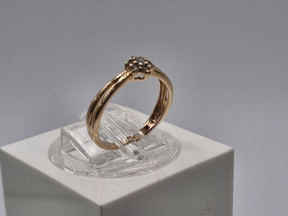 КОЛЬЦО БРИЛЛИАНТ Au 585