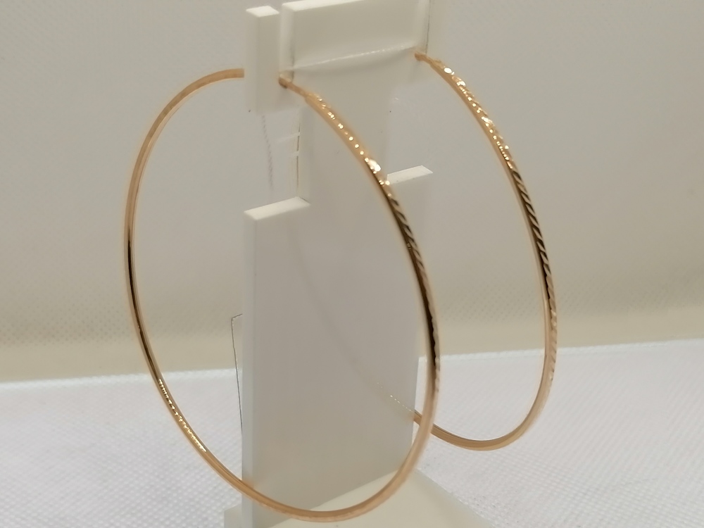 СЕРЬГИ КОНГО без камня (Au 585)