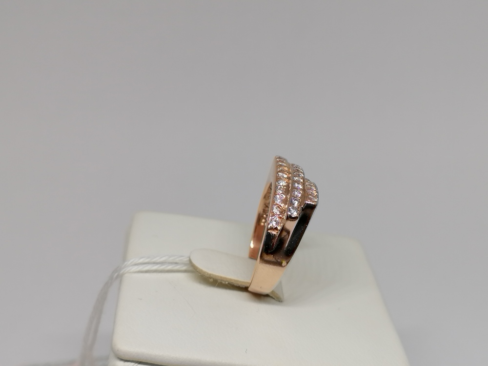 КОЛКМИ585 КОЛЬЦО С КАМНЯМИ (Au 585)