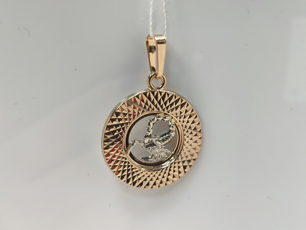 КрСПАскр ПОДВЕСКА ЗНАК ЗОДИАКА СКОРПИОН (Au 585) КрСПАскр ПОДВЕСКА ЗНАК ЗОДИАКА СКОРПИОН (Au 585)