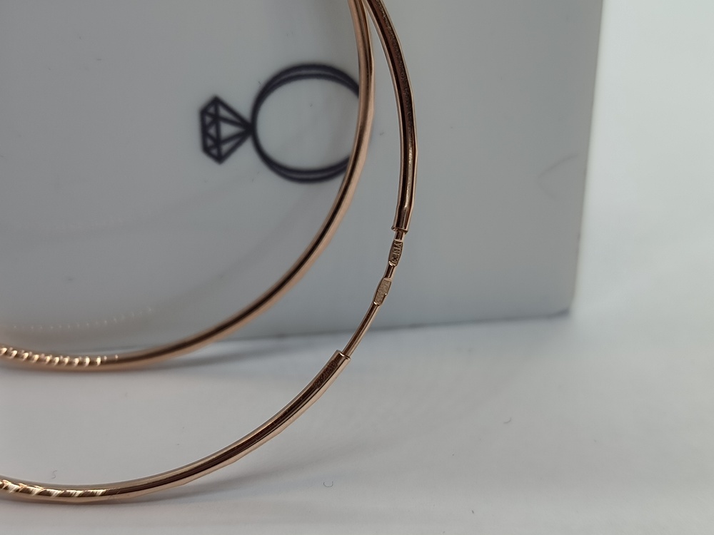 СКОН585 СЕРЬГИ КОНГО (Au 585)