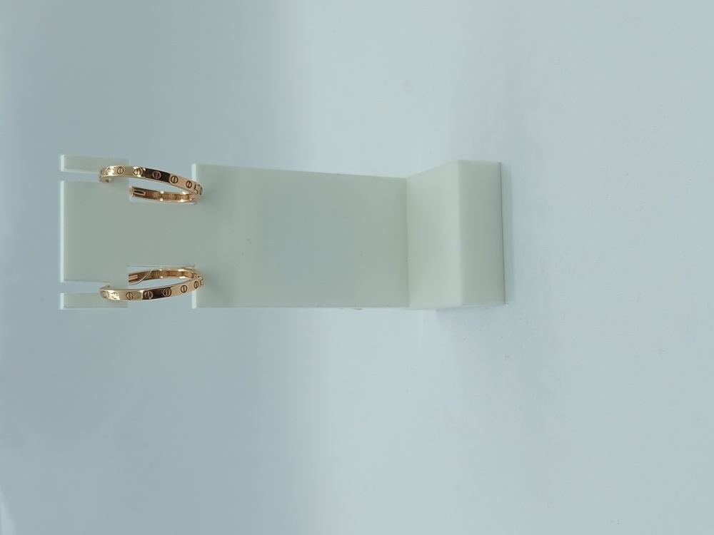 СЕРЬГИ КОНГО без камня (Au 585)