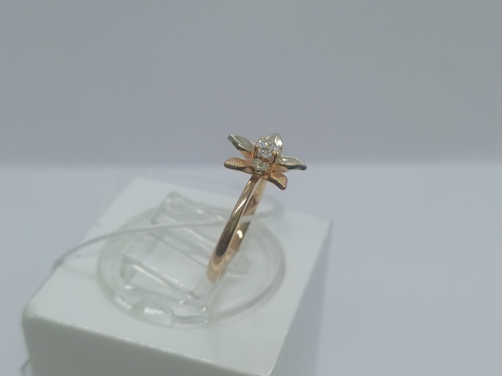 КОЛЬЦО С КАМНЕМ (Au 585)