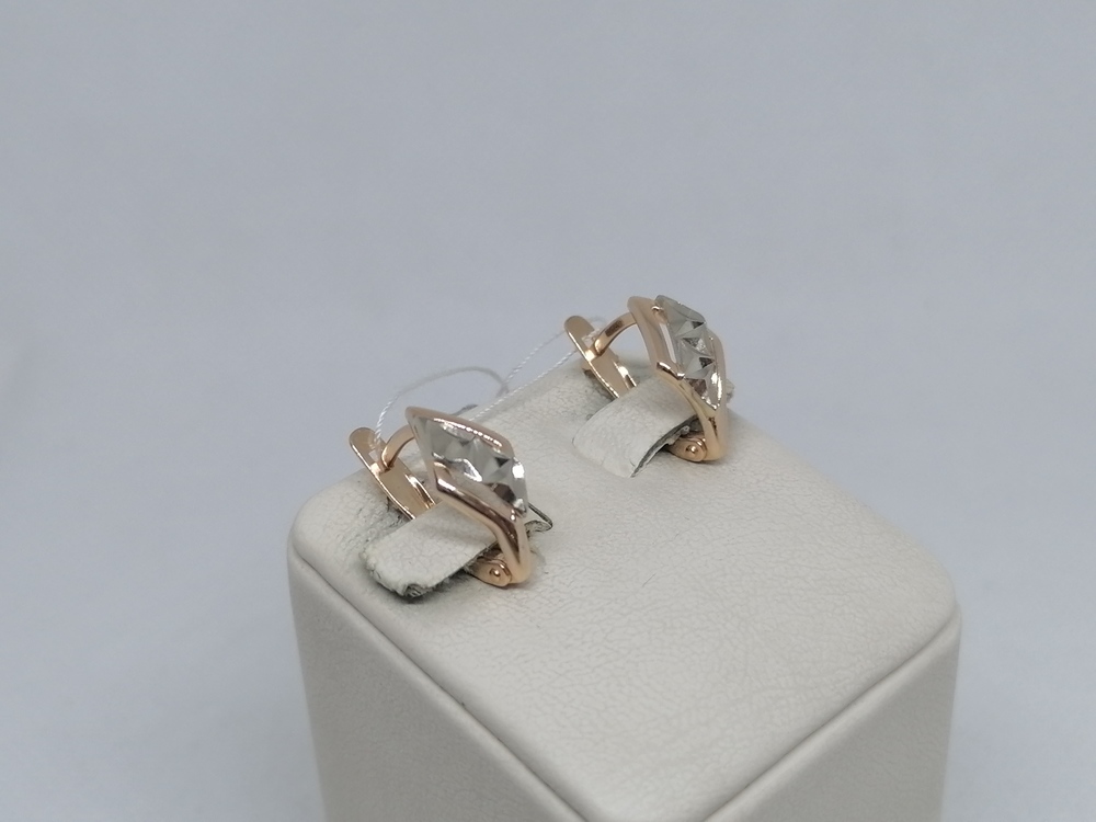 СЕРЬГИ БЕЗ КАМНЯ (Au 585)