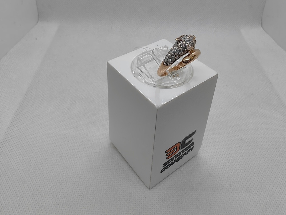 КОЛЬЦО С КАМНЯМИ (Au 585)