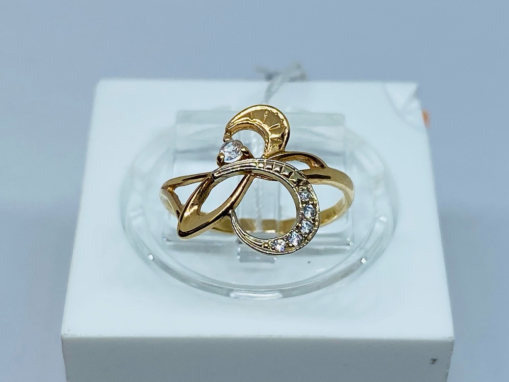 КОЛКМИ585 КОЛЬЦО С КАМНЯМИ (Au 585)