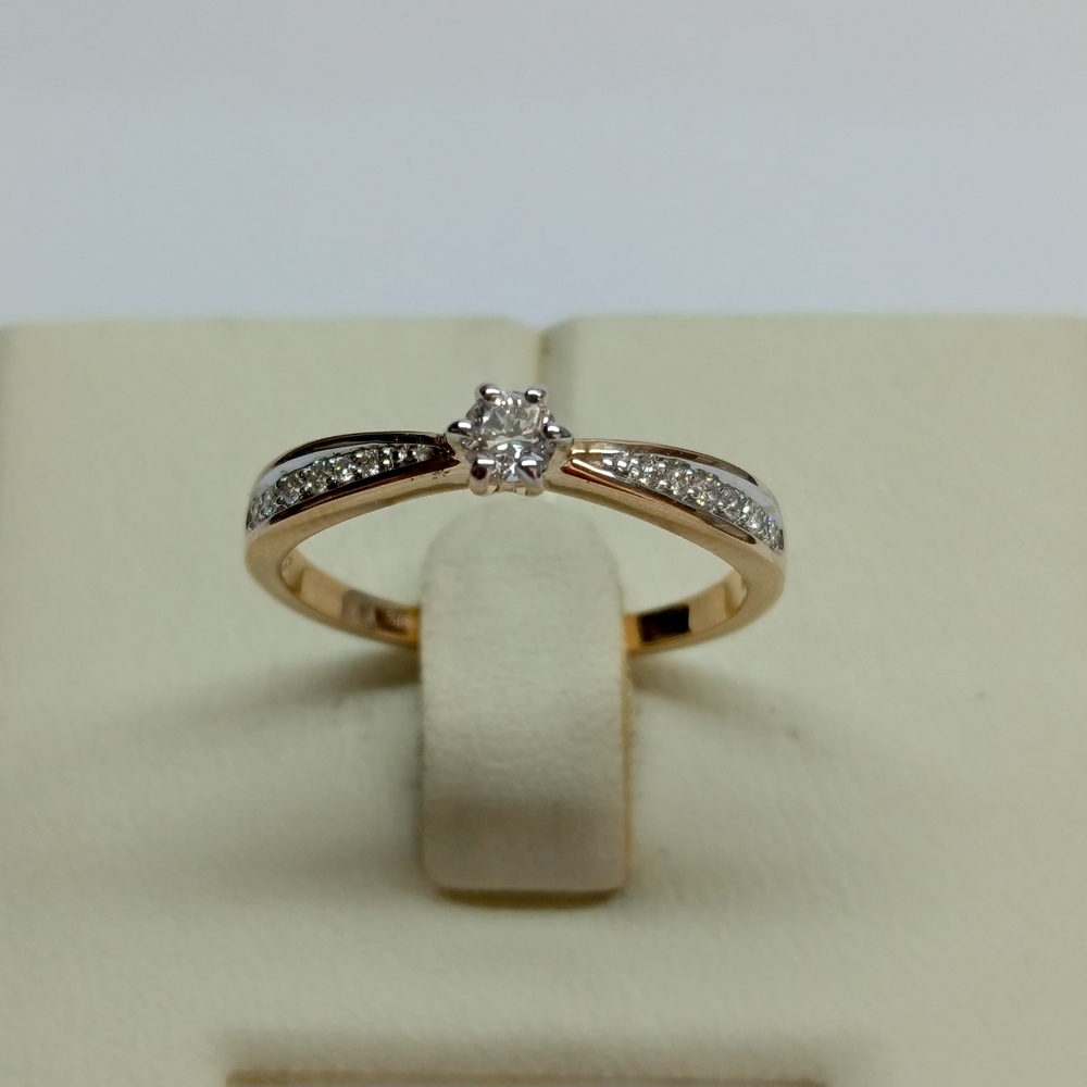 КОЛЬЦО БРИЛЛИАНТ (Au 585)