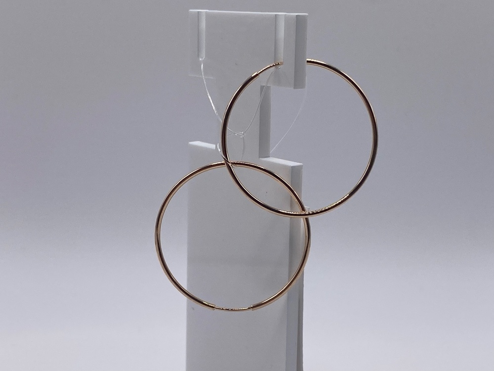 СЕРЬГИ КОНГО без камня (Au 585)