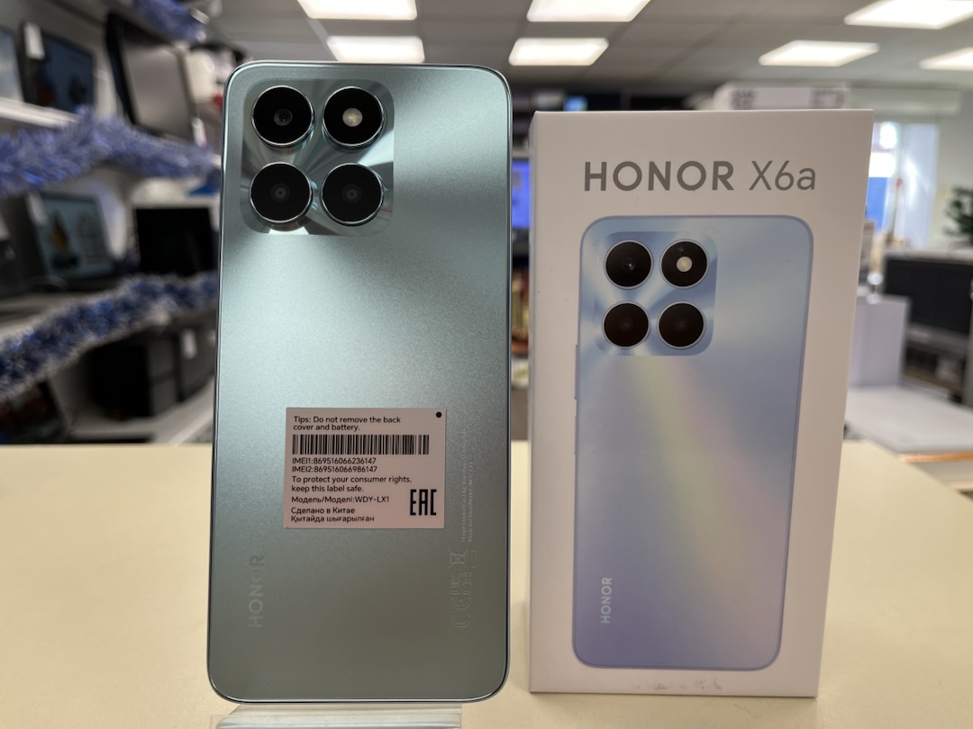 Смартфон Honor X6A 4/128 1000031994100 в Волгограде - купить в  интернет-магазине ювелирных украшений и дисконт техники «Золотой Стандарт»