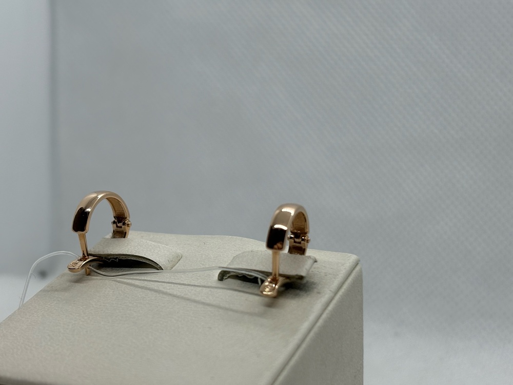 СЕРЬГИ БЕЗ КАМНЯ (Au 585)