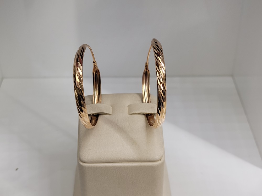 СКОН585 СЕРЬГИ КОНГО (Au 585)