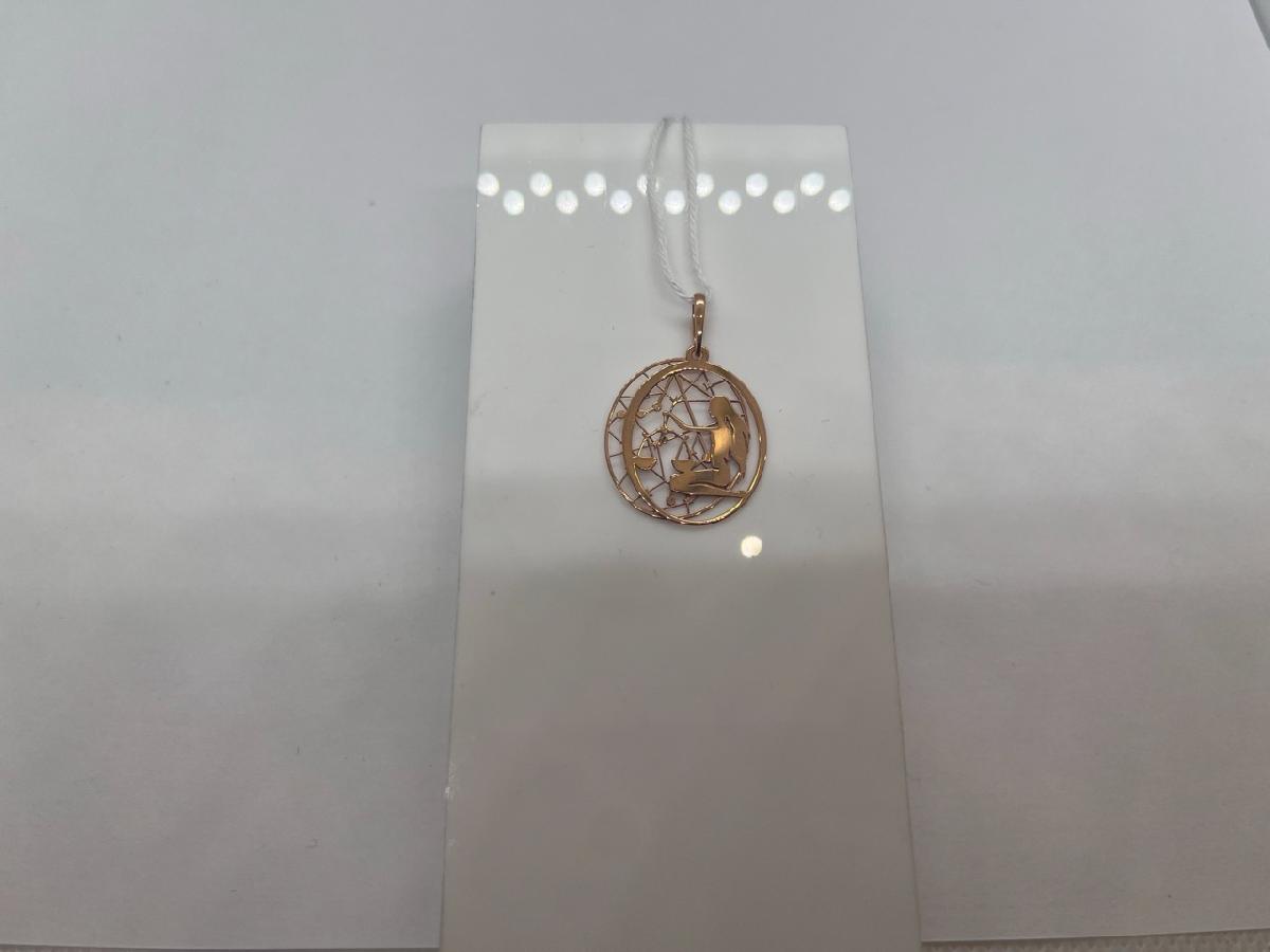 ПОДВЕСКА ЗНАК ЗОДИАКА ВЕСЫ Au 585