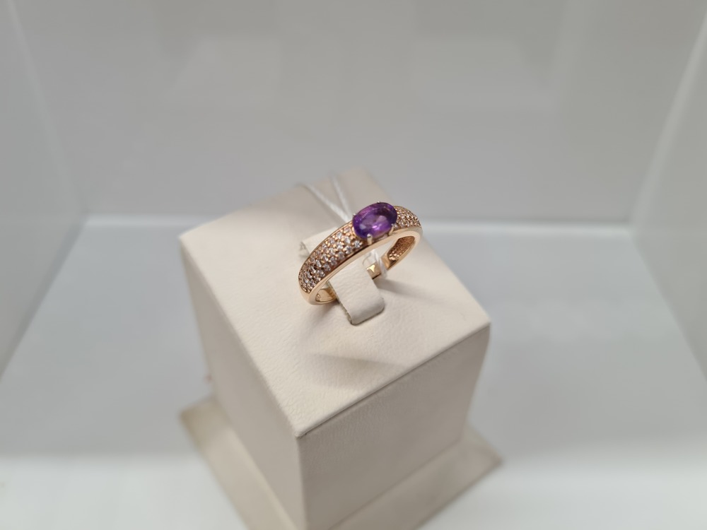 КОЛКМИ585 КОЛЬЦО С КАМНЯМИ (Au 585)