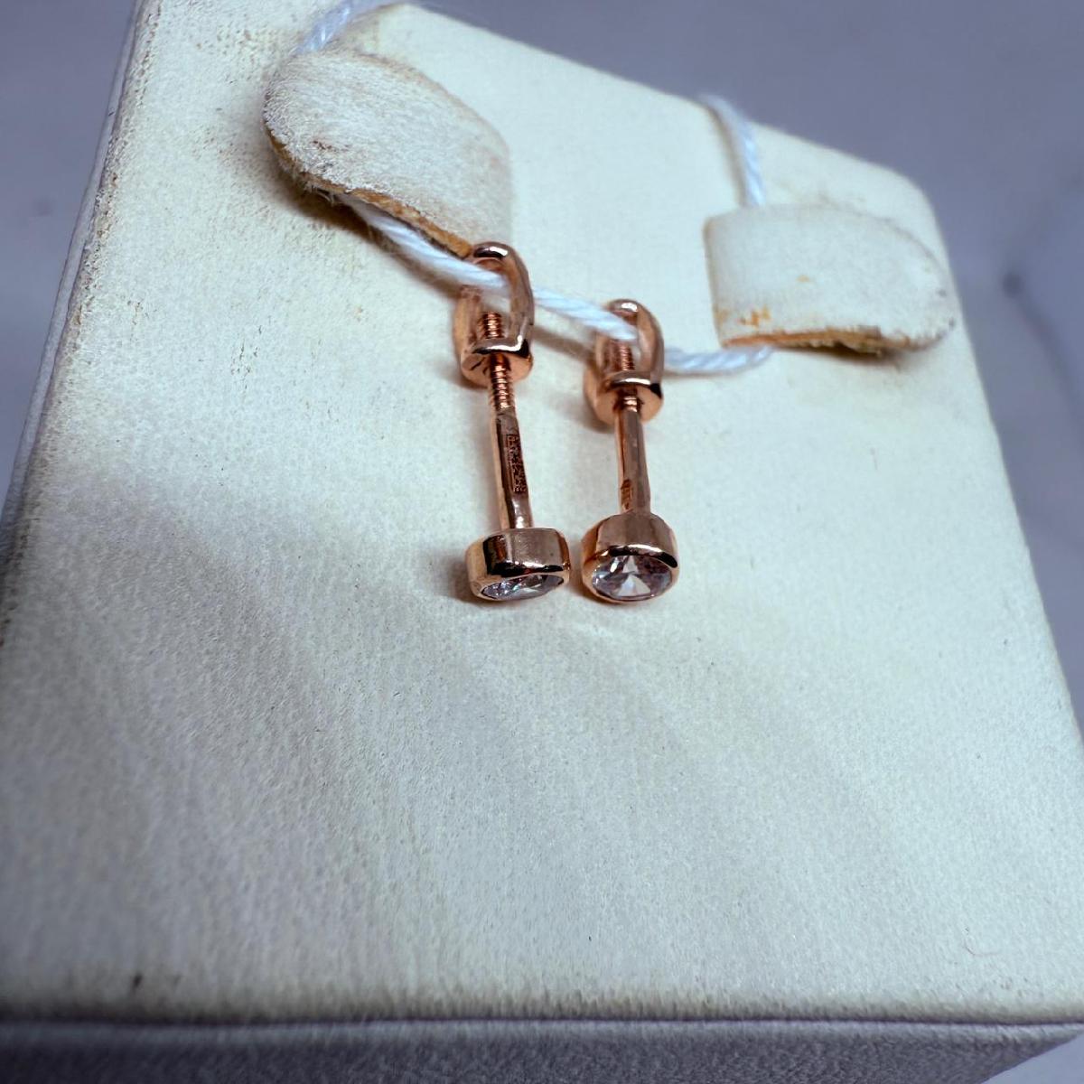 СЕРЬГИ ПУСЕТЫ (Au 585)