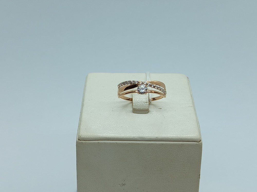 КОЛКМИ585 КОЛЬЦО С КАМНЯМИ (Au 585)