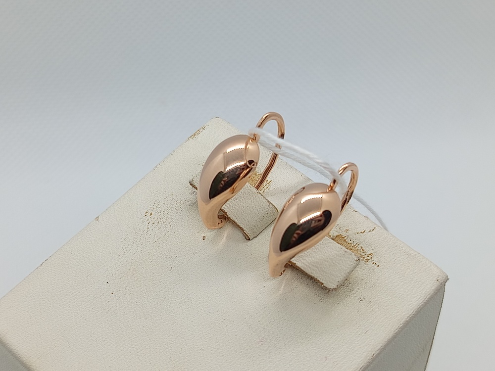 СБКМ583 СЕРЬГИ БЕЗ КАМНЯ (Au 583)