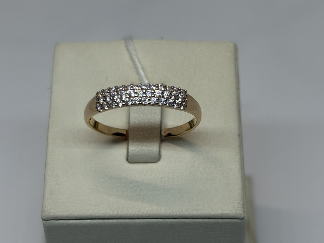 КОЛКМИ585 КОЛЬЦО С КАМНЯМИ (Au 585)