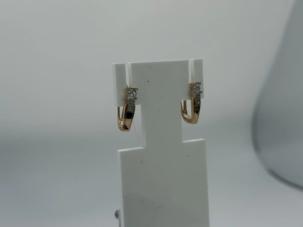 СЕРЬГИ С КАМНЯМИ (Au 585)