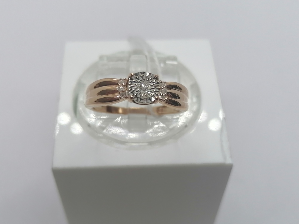 КОЛЬЦО БРИЛЛИАНТ Au 585