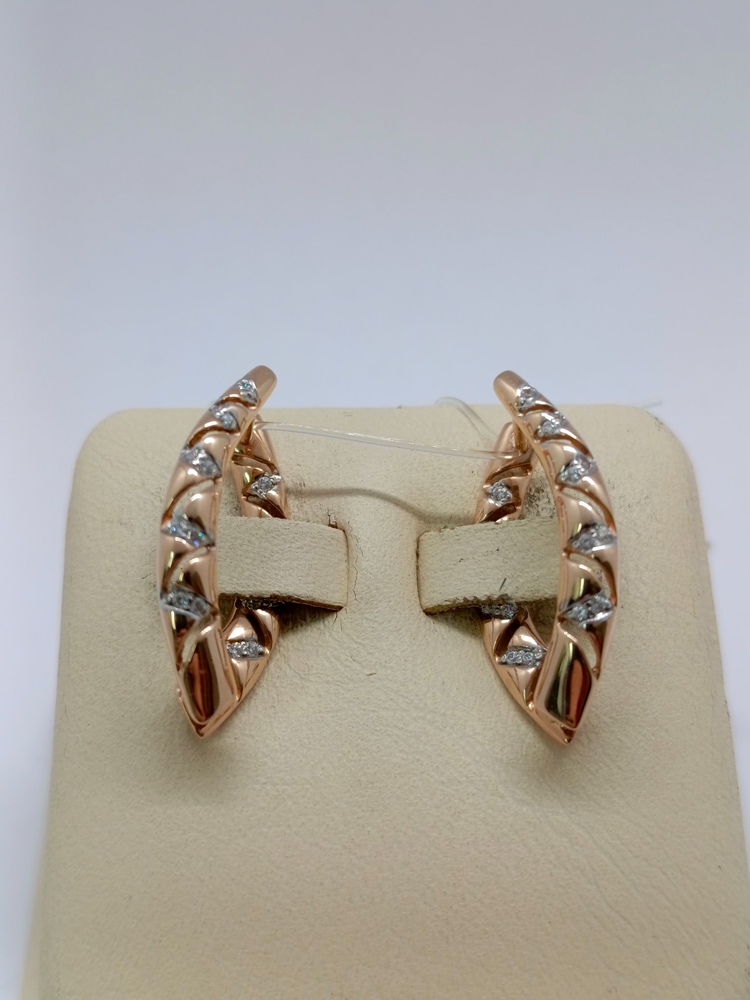 СЕРЬГИ С КАМНЯМИ (Au 585)