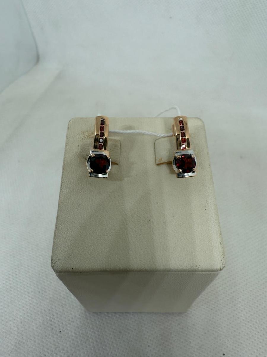 СЕРЬГИ С КАМНЯМИ (Au 585)