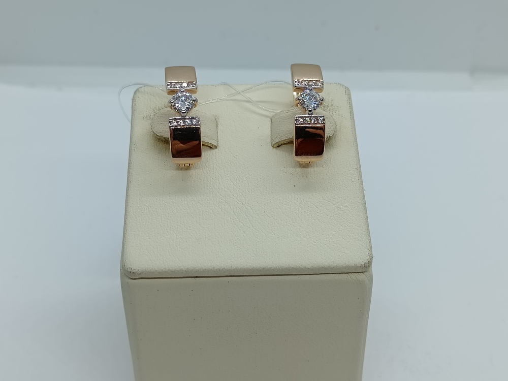 СЕРЬГИ С КАМНЯМИ (Au 585)