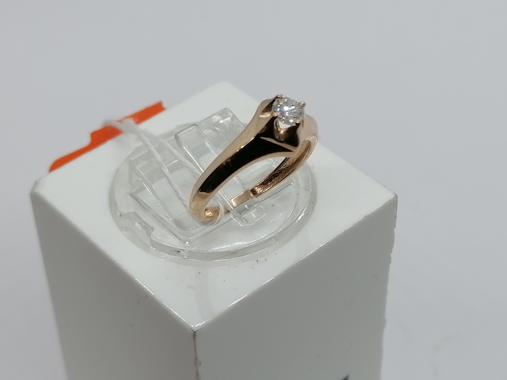 КОЛЬЦО БРИЛЛИАНТ Au 585