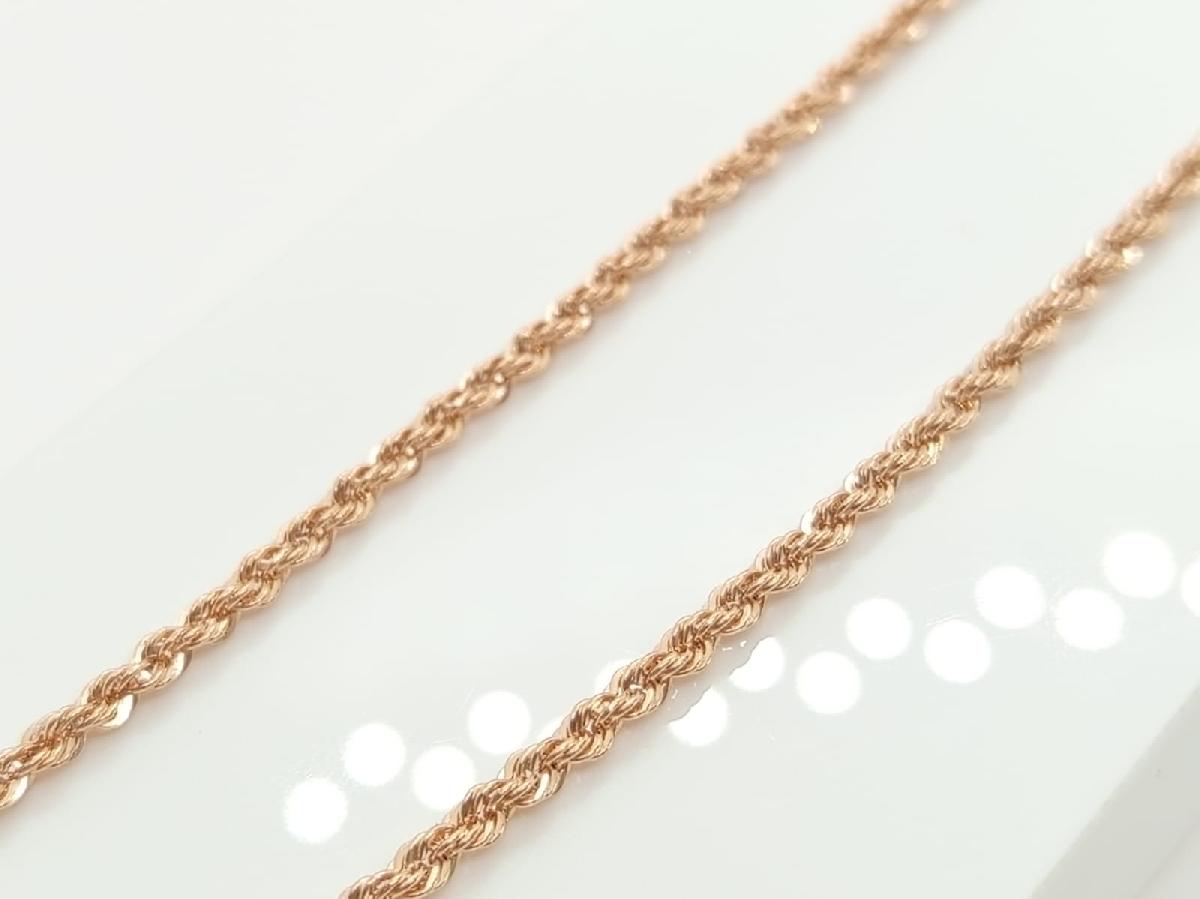 ЦЕПЬ ПУСТОТЕЛАЯ Веревка (Au 585)