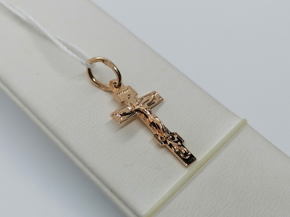 ПОДКБК585 ПОДВЕСКА КРЕСТ БЕЗ КАМНЯ (Au 585) ПОДКБК585 ПОДВЕСКА КРЕСТ БЕЗ КАМНЯ (Au 585)