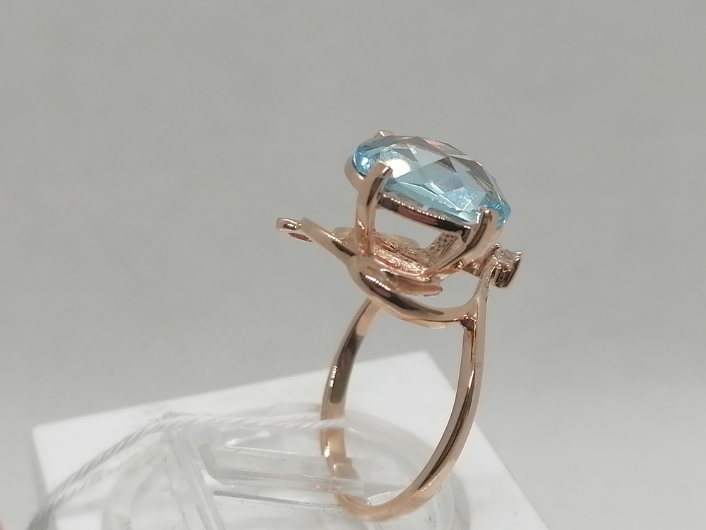 КОЛКМИ585 КОЛЬЦО С КАМНЯМИ (Au 585)