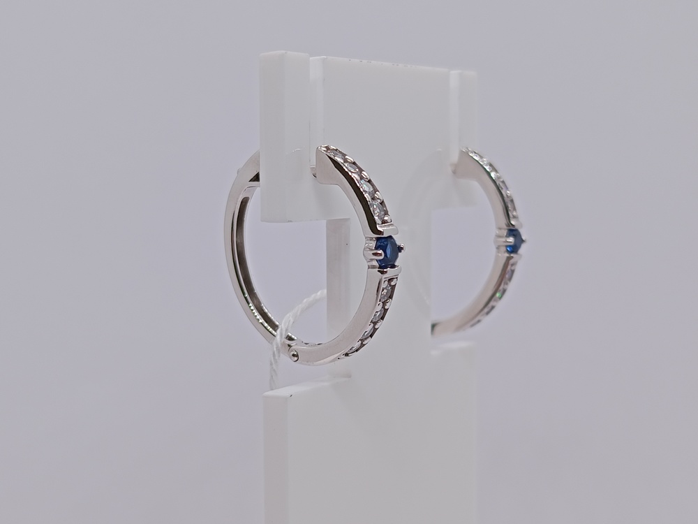 СКМИ585 СЕРЬГИ С КАМНЯМИ (Au 585)