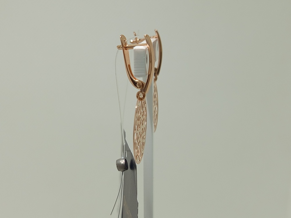 СЕРЬГИ БЕЗ КАМНЯ (Au 585)