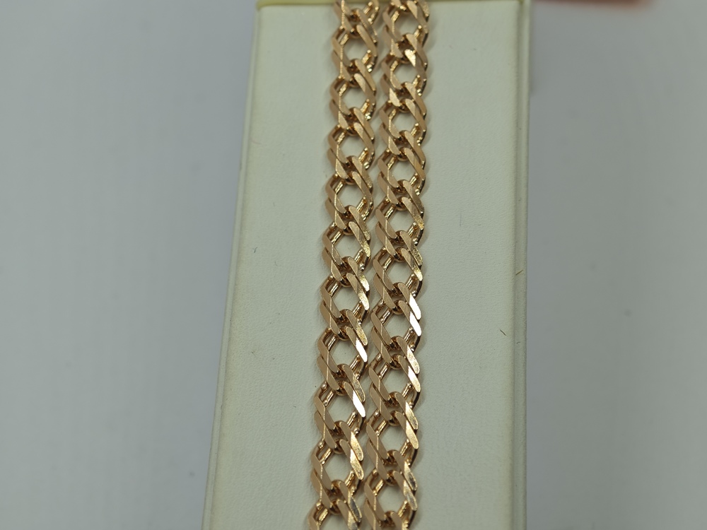 ЦЕПЬ ПОЛНОВЕСНАЯ Ромб двойной (Au 585)